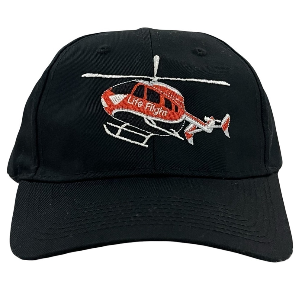 Port Authority's Memorial Hermann Life Flight Adjustable Black Ball Cap